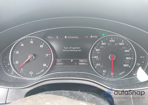 2015 Audi A6 3.0T Premium Plus z USA, uszkodzony, nr VIN WAUFGAFC3FN009782